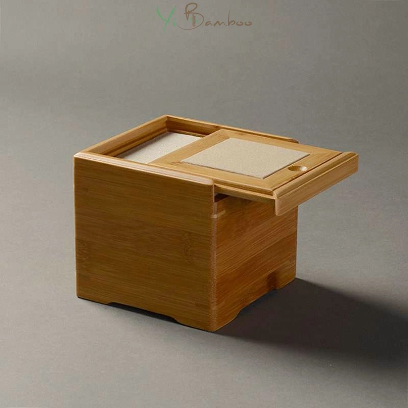 Wholesale Custom Bamboo Box, Square Small Solid Bamboo Wooden Gift Boxes with Lid