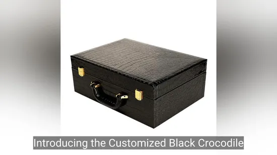 Boîte à vin en bois de luxe avec les outils