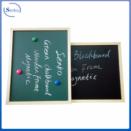 Creative 30*20 Cadre en bois pour enfants Mini tableau noir simple face